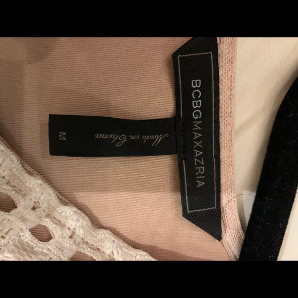 BCBG Maxazria pale pink and white dress - Picture 4 of 4